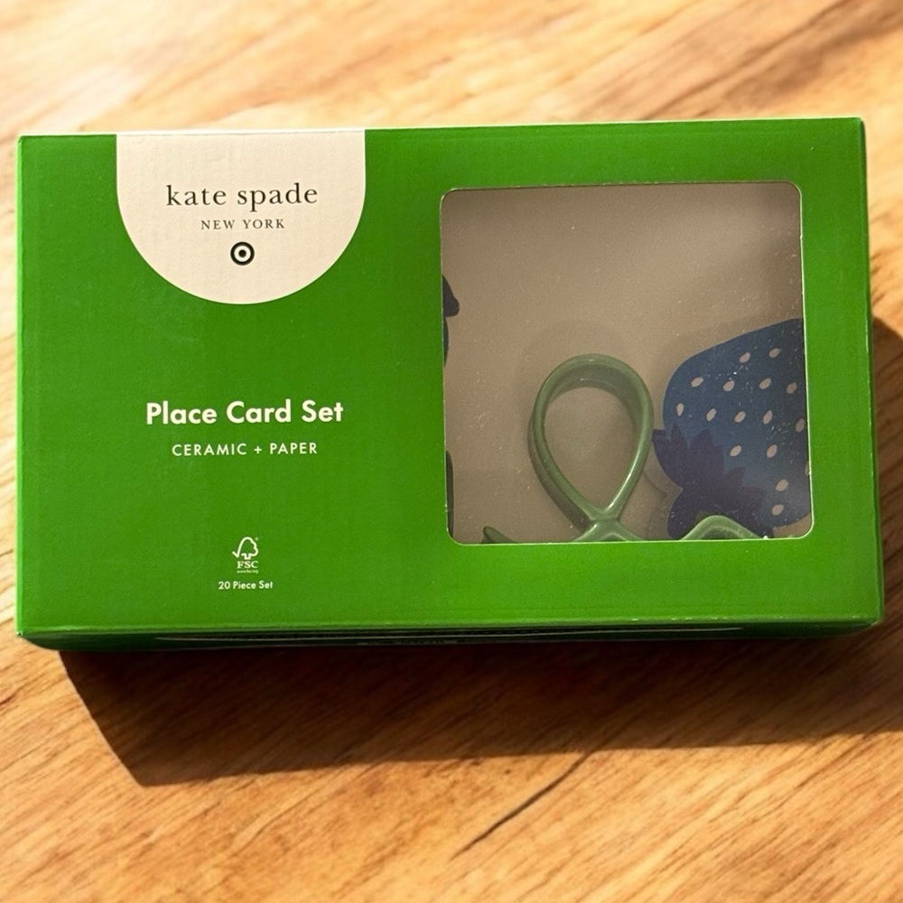 Kate Spade X Target Place Card Set: Ceramic & Paper.